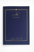 'Fortune Favours the Bold' Notebook- Navy Blue