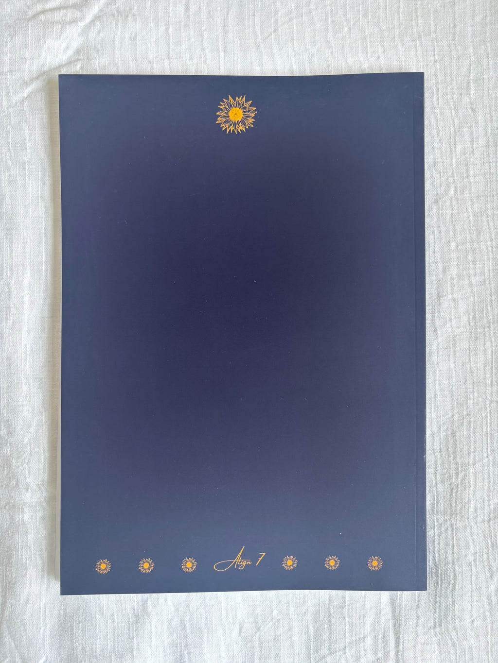 'Fortune Favours the Bold' Notebook- Navy Blue