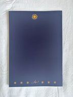 'Fortune Favours the Bold' Notebook- Navy Blue