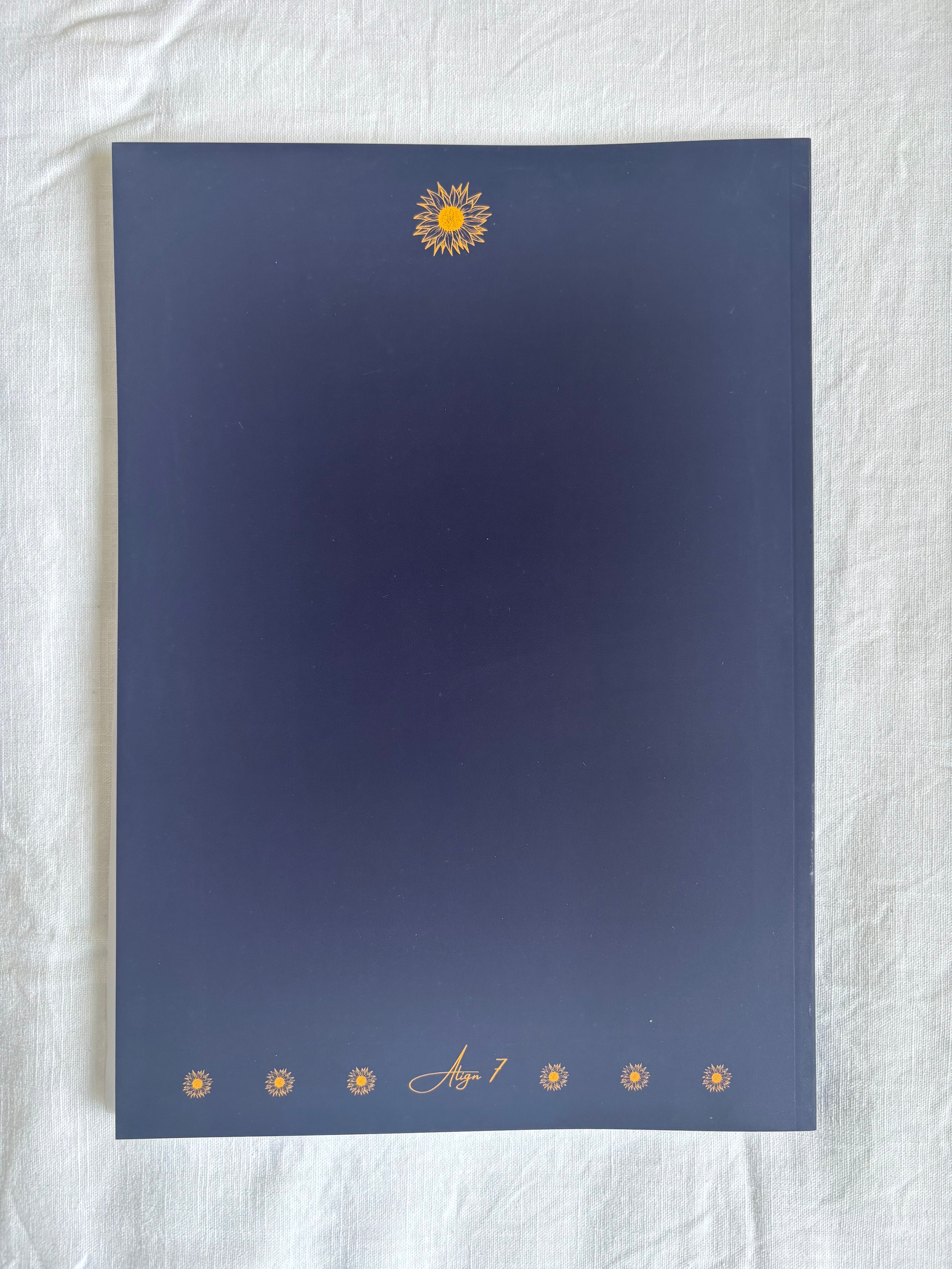 'Fortune Favours the Bold' Notebook- Navy Blue