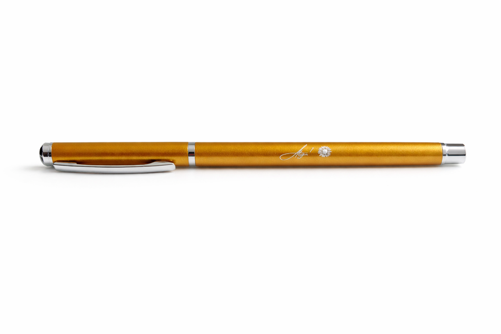 'Fortune Favours the Bold' Pen - Gold